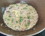A picture of step 2 of Aloo Matar.