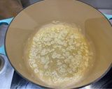 A picture of step 2 of Rabbit in Garlic and Lemon sauce.