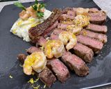A picture of step 8 of Lemon Butter Ribeye n’ Shrimp.