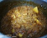 A picture of step 5 of Eggplant salan white rice trakay wali vermicelli.