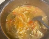 A picture of step 2 of Tomato Mix Pasta.