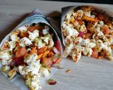 A picture of step 5 of Popcorn bhel.