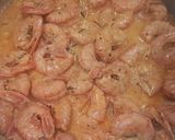 A picture of step 8 of Lemon and Rosemary Prawns.
