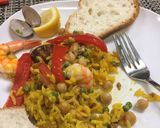 A picture of step 6 of Paella - Valencia Style.