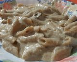 Foto del paso 8 de la receta: Macarrones integrales con salsa de champiñones y Cabrales