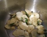 A picture of step 2 of Batata kacharya.