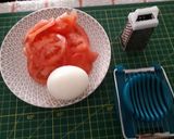 Foto del paso 2 de la receta: Triple Tradicional: Palta, Huevo y Tomate a lo Carmelita