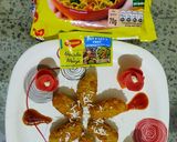 A picture of step 3 of Maggi cheese Roll.