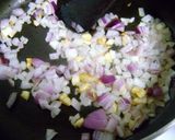 A picture of step 2 of Nasi Goreng.