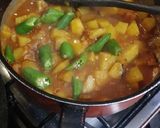 A picture of step 5 of Hara Dhania Aloo.