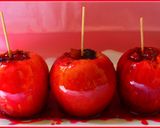 A picture of step 1 of Stuffed Apple Caramel Candy.