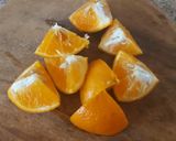 A picture of step 1 of Orange Mousse.