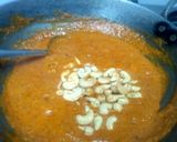 A picture of step 5 of Kaju curry.