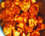 A picture of step 3 of Mango Pickle.