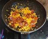 Une image de l'étape 2 de Linguine Courgettes & Chorizo.