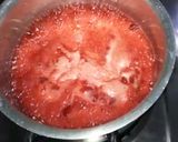 A picture of step 3 of 2 ingredients strawberry jam.