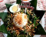 Foto langkah ke 4 dari resep Sego Bancaaan / sego Mong-mong / sego gudangan khas Solo.