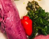 Foto del paso 2 de la receta: Roasted Brussel Sprout, and Rocoto Capers and Bay Leaves Beef Tenderloin - Lomo en Laurel y Coles