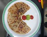 Sweet corn cheese paratha recipe step 4 photo
