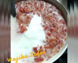 A picture of step 6 of Gajar Bhatta.