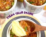 Cara Membuat Steam Telur Daging 7