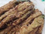 Calçots en tempura