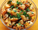A picture of step 4 of Potato dry Subji for fasting.