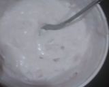 A picture of step 3 of No Churn Vegan Strawberry Ice Cream.