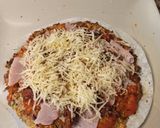 Foto del paso 3 de la receta Pizza con base de calabacín en Airfryer