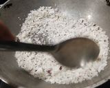 A picture of step 2 of Fried Modak.