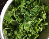 A picture of step 2 of Methi Palak thepla.