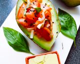Une image de l'étape 1 de Salade D'avocat.