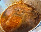 A picture of step 5 of Chicken & Shrimp Miki Bihon Guisado.