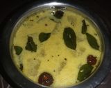 A picture of step 15 of Fish thali - Rice with Fish curry, fish fry, and spiced buttermilk.