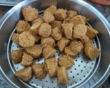 A picture of step 3 of Rj special Rajasthani gatte ki sabji.