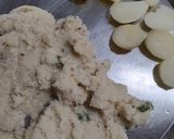 A picture of step 2 of Sooji Potato Vada.