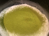 Soy milk green tea ice cream