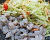 Foto langkah ke 2 dari resep 💚 Tumis Labu Siam Udang~.