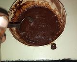 A picture of step 9 of Black forest cake without oven.