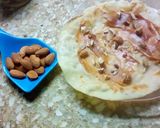 Foto del paso 3 de la receta: Panqueques de Maicena con Mantequilla de Maní, Dulce DDL y Frutos Secos