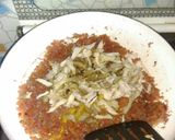 A picture of step 2 of Curried shredded chicken potatoes.
