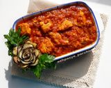 عکس مرحله 1 از دستور خورش پوره بادمجان با مرغ 🌸