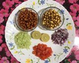 A picture of step 1 of Mixed Chana Chaat.