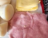 A picture of step 1 of Potato Casserole with Ham and Cheese.
