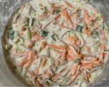 Foto langkah ke 2 dari resep Bakwan Sayur Wortel dan Taoge.