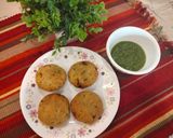 A picture of step 5 of Matar stuffed kachori made in Airfryer/Healthy recipe.