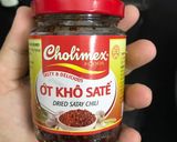 Hình bước làm 1 của món Tôm nướng ớt khô sa tế