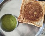 A picture of step 3 of Coriander chutney.