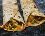 A picture of step 6 of Roti roll.