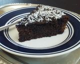 A picture of step 6 of Chocolate Cake Soaked with Chocolate Sauce.